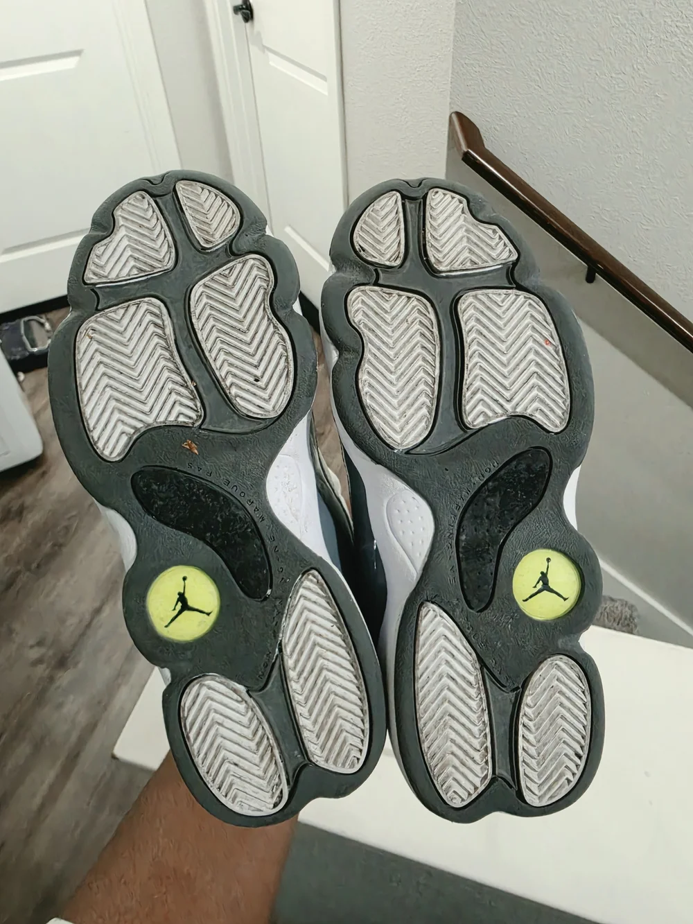 Nike Air Jordan White Kids Sneakers (3Y)